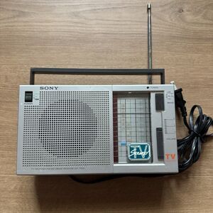 Sony Radio ICF-770W TV Weather FM AM 3 Band Receiver TV Sound Tested WORKING